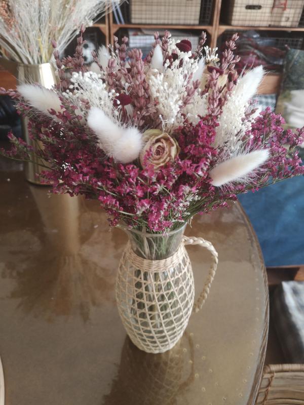 Pichet Daphne en verre transparent