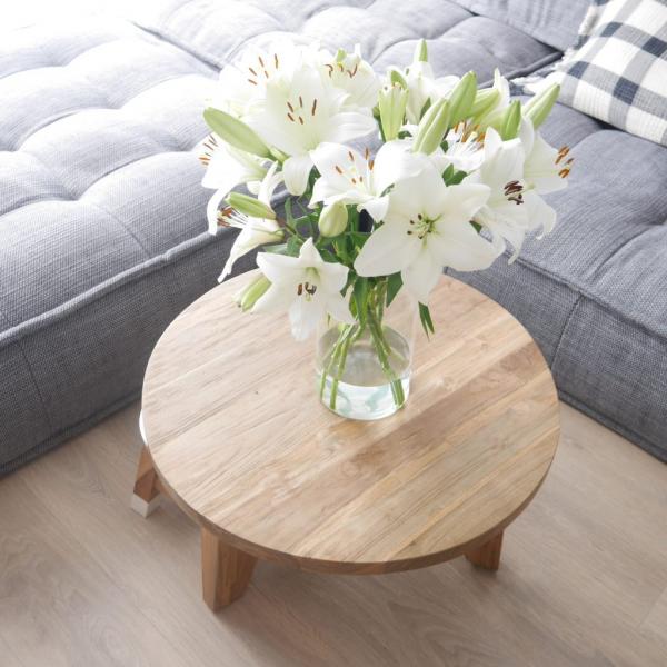 Table basse Elan en teck taille M