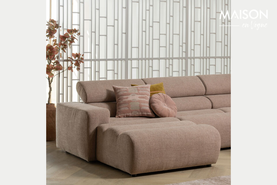 Element elegant du canape Appui-nuque telescopique Design unique et creatif H 86 cm x L 109 cm x P