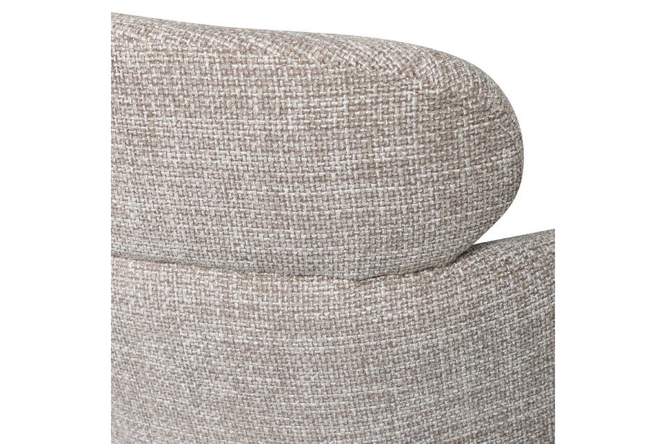 Le tissu Cave est compose a 100 % de polyester, ce qui lui confere un toucher doux