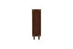Miniature 1-Door Display Cabinet Brown Mango Wood KELLA 6