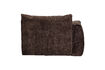 Miniature 1-Seater Element Left Armrest 3D Chenille Dark Brown BAGGY 7