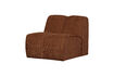 Miniature 1-seater element rib fabric rust brown MOJO 1