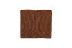 Miniature 1-seater element rib fabric rust brown MOJO 3