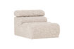 Miniature 1-Seater Modular Sofa Element Bouclé Natural NOVI 5