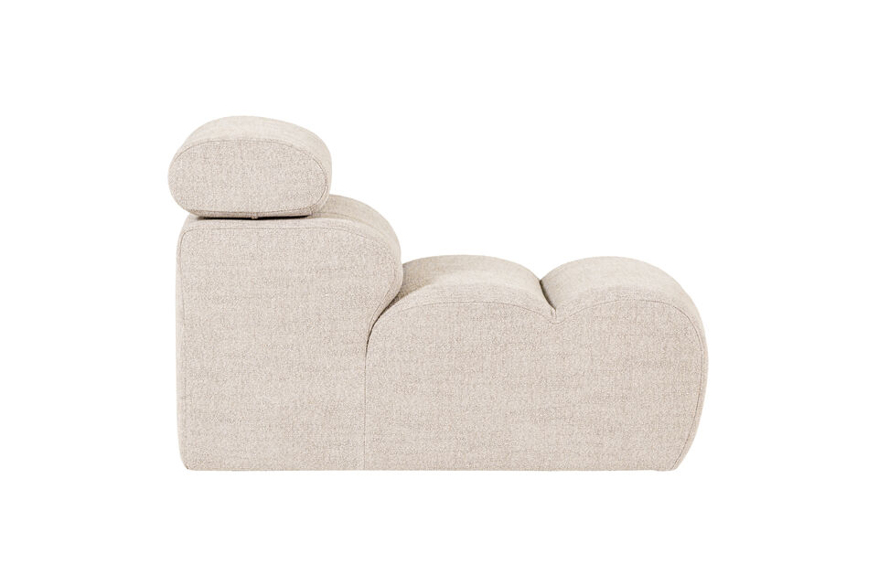 Material Our Rilo is a soft boucle fabric