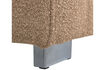 Miniature 1-Seater Modular Sofa Element Brown Bouclé LAZY 7