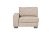 Miniature 1-seater modular sofa element left arm boucle natural LAZY 2