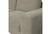 Miniature 1-Seater Modular Sofa Element Right Arm Warm Grey Fabric FAMILY 6