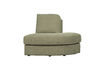 Miniature 1-Seater Modular Sofa Element Round Corner Right Green FAMILY 1