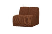 Miniature 1-Seater Module Boucle Rust Brown Melange MOJO 1