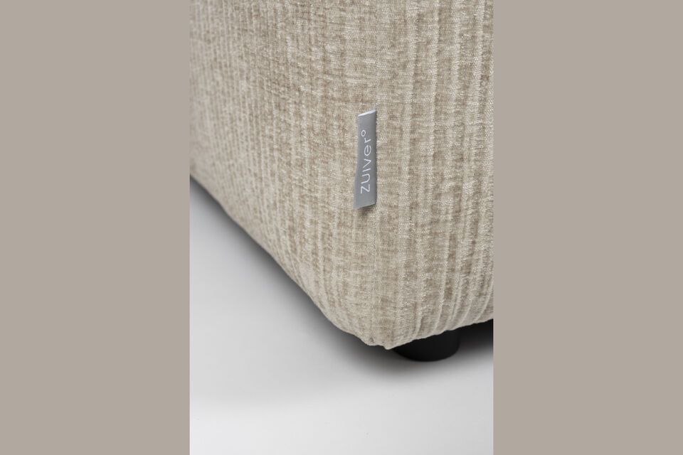 Made in Europe, this ottoman reflects meticulous design and superior craftsmanship