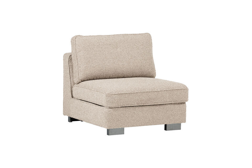 The generous seat invites you to relax