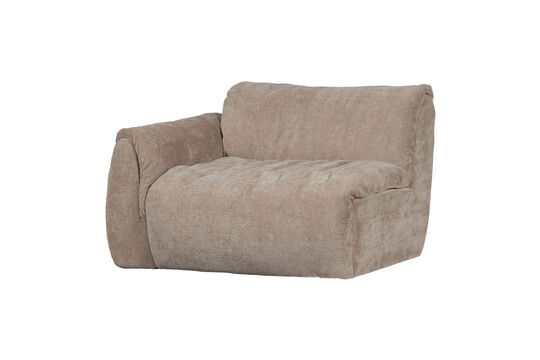 See the product profile 1-seater sofa element left arm 3D chenille sand Baggy 1-seater sofa element left arm 3D chenille sand Baggy