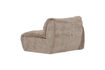 Miniature 1-seater sofa element left arm 3D chenille sand Baggy 4