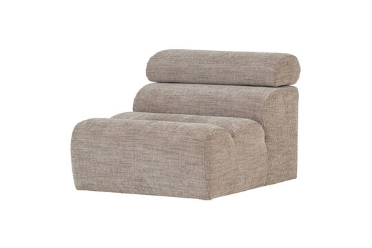1-Seater Sofa Element Natural Melange NOVI Clipped