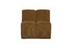 Miniature 1-Seater Sofa Element Rib Fabric Honey Yellow Mojo 2