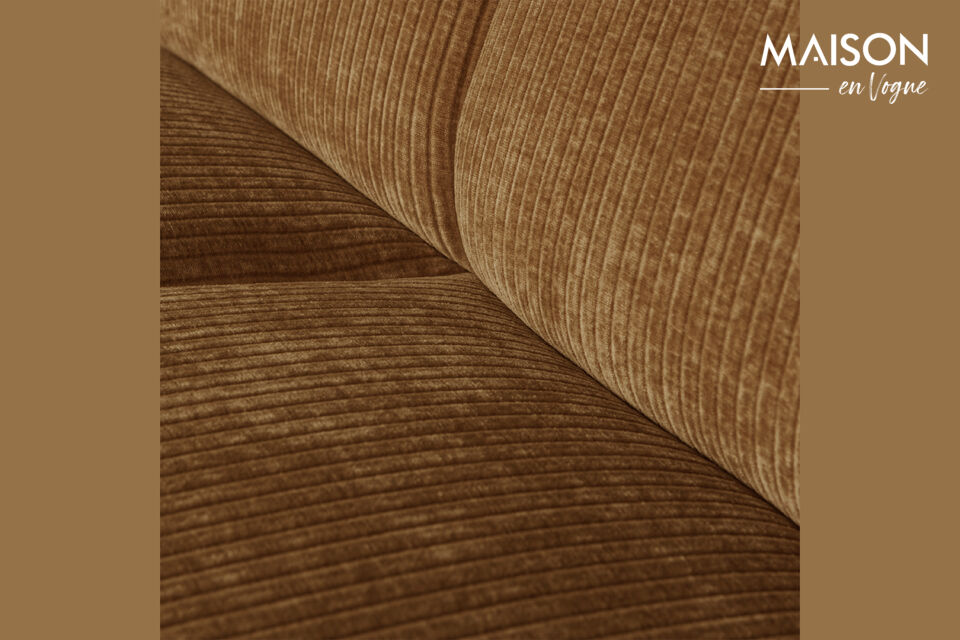 With its stylish vertical stitching, the Mojo adds a playful and unique twist to any interior