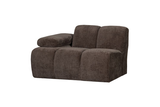 See the product profile 1-Seater Sofa Module Left Arm Brown Rib Fabric MOJO 1-Seater Sofa Module Left Arm Brown Rib Fabric MOJO