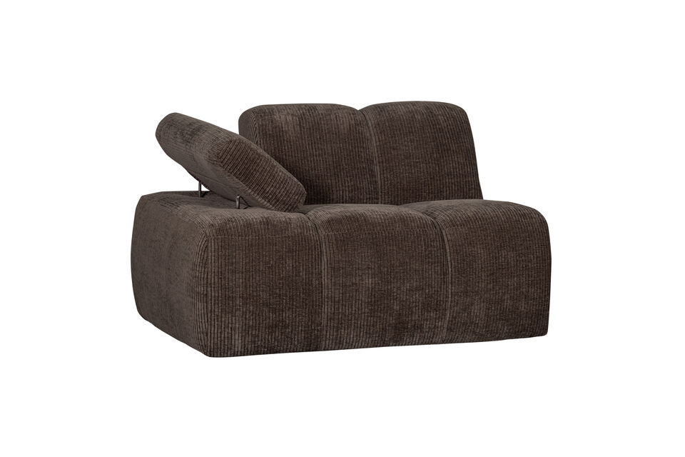 With its stylish vertical stitching, the MOJO adds a playful and unique twist to any interior