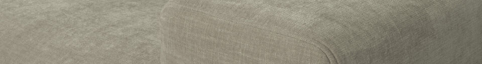 Materialbeschreibung 1-Sitzer Modulsofa-Element Armlehne rechts Stoff Warmgrau FAMILY