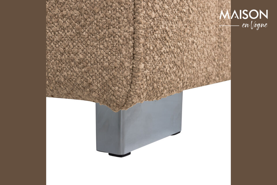 Material Unser Bouclé Saar ist ein luxuriöser Stoff mit einer raffinierten Textur