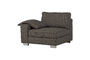 Miniaturansicht 1-Sitzer Sofa-Element Armlehne links Bouclé Anthrazit LAZY ohne jede Grenze