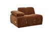 Miniaturansicht 1-Sitzer Sofa-Modul Armlehne links Cord-Stoff Rostbraun Mojo 4