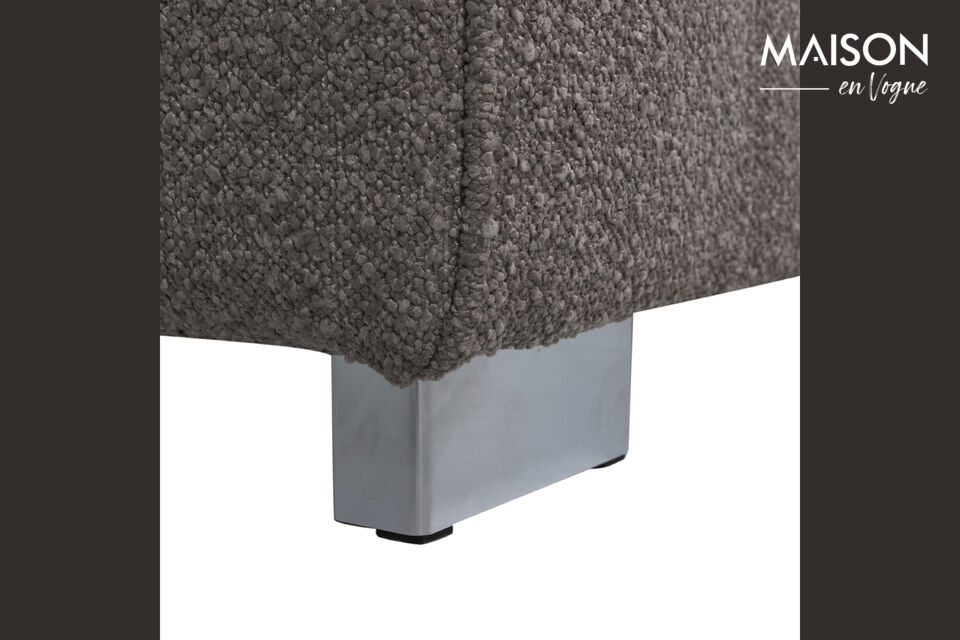 Material Unser Bouclé Saar ist ein luxuriöser Stoff mit einer raffinierten Textur