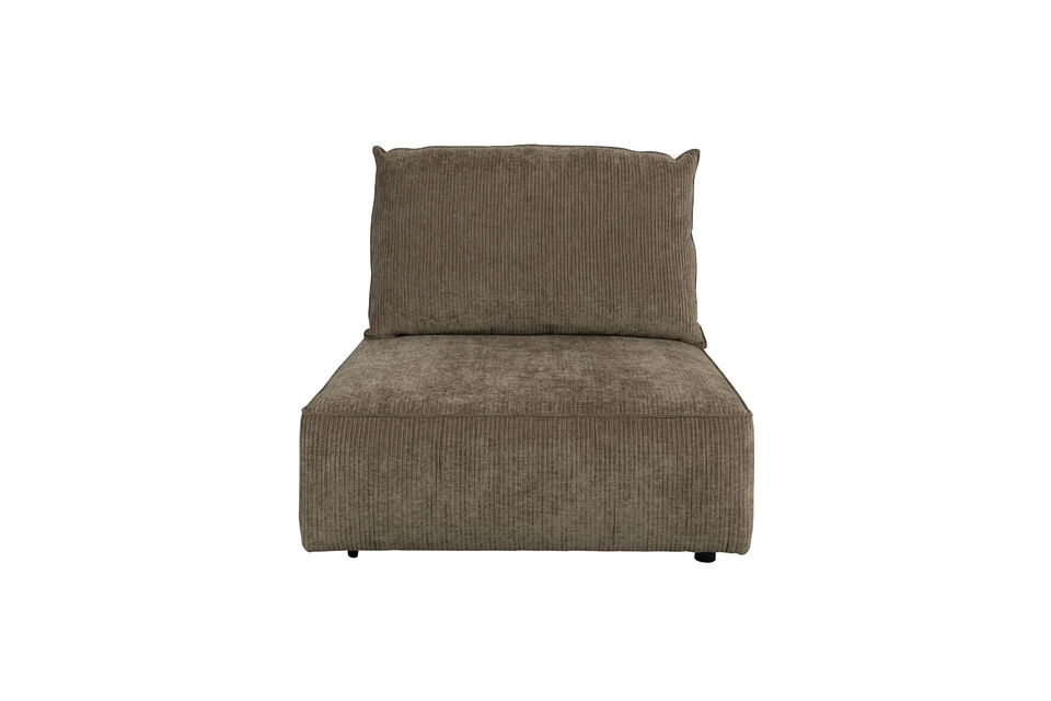 1-sitziges Sofaelement aus grünem Stoff Hunter - 10