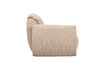 Miniatuur 1-zits bank element arm links geweven chenille zand Baggy 4