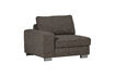 Miniatuur 1-Zits bankelement armleuning links bouclé antraciet LAZY 3