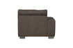 Miniatuur 1-Zits bankelement armleuning links bouclé antraciet LAZY 7