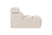 Miniatuur 1-zits bankelement bouclé naturel NOVI 7
