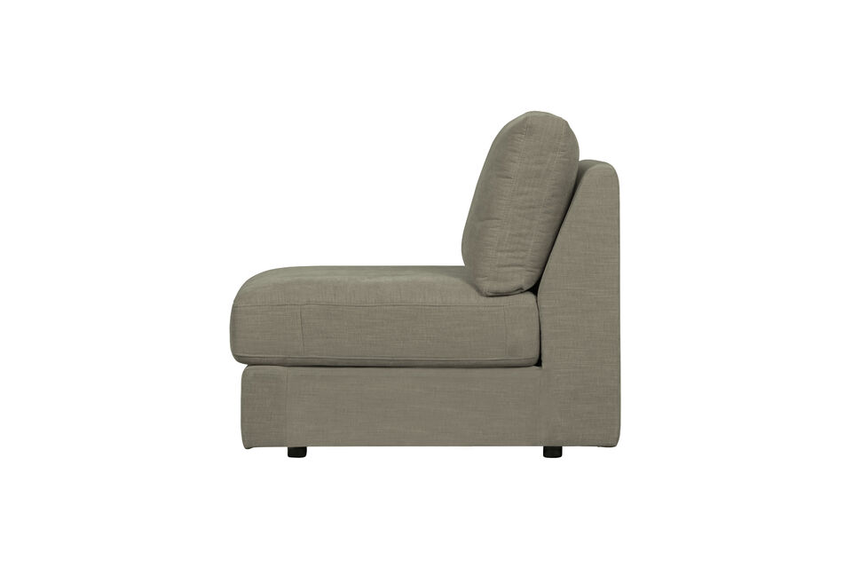 Comfortabel 1-zits element Combineer in eindeloze mogelijkheden Aan alle zijden gestoffeerd H 85 cm