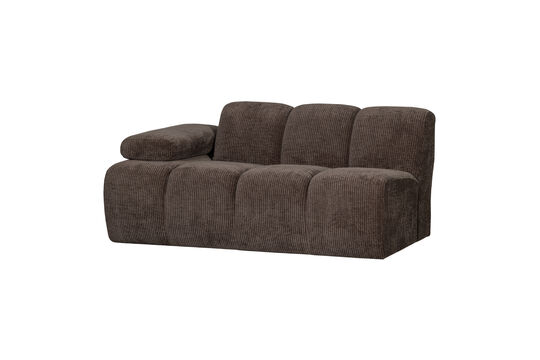 See the product profile 1.5-Seater sofa element arm left rib fabric brown MOJO 1.5-Seater sofa element arm left rib fabric brown MOJO