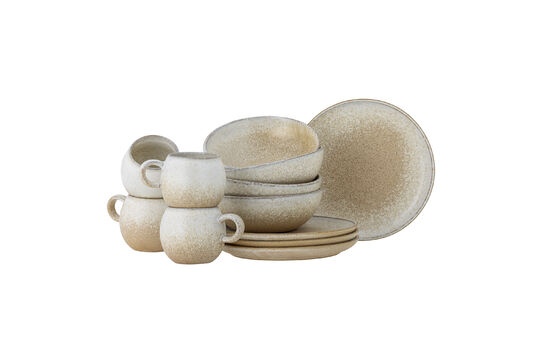 See the product profile 12-piece breakfast set in nature stoneware Paula 12-piece breakfast set in nature stoneware Paula