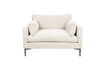 Miniaturansicht 1,5-Sitzer Loveseat aus Stoff Cremeweiß Summer 2