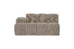Miniaturansicht 1,5-Sitzer Sofa-Element Armlehne links Rippstoff dunkler sand MOJO 2