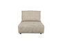 Miniatuur 1,5-zits bankelement in beige stof Hunter Productfoto