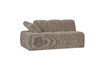 Miniatuur 1,5-zits zitelement arm links ribstof donkerzand MOJO 5