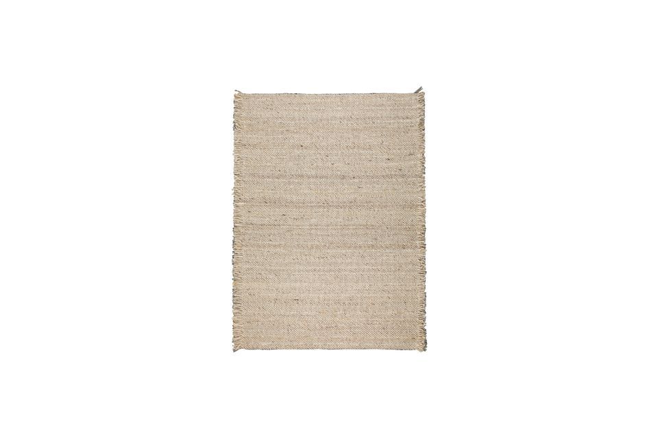 170x240 cm beige and yellow wool rug Frills Zuiver