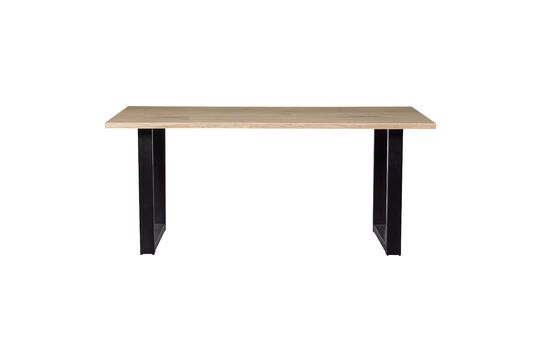 180x90 beige massief eiken tafel met U-vormige poten Tablo