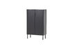 Miniature 2-Door Cabinet Pine Matt Black Gunnar 1