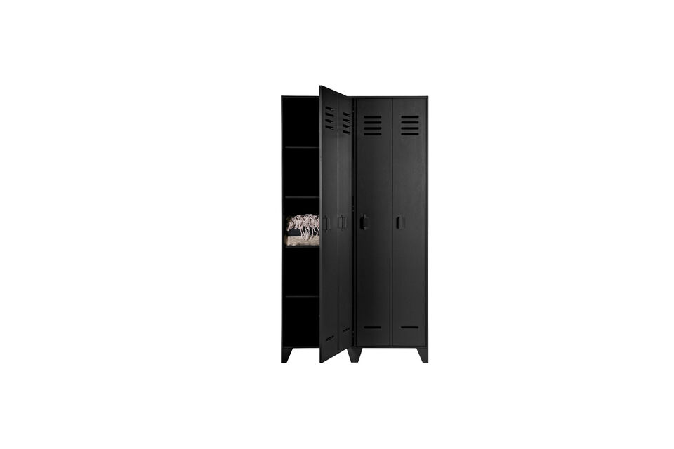 This spacious 2 door locker cabinet is a genuine storage