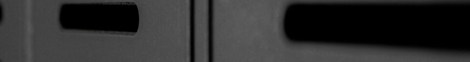 Material Details 2-door locker cabinet black pine STIJN