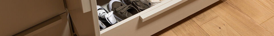 Material Details 2-Door Wardrobe Pine Dust PURE