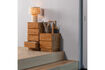 Miniature 2-Drawer Dresser/Nightstand MDF Brown Fejo 2
