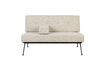 Miniature 2-seater beige bouclé fabric sofa Bowie 7
