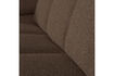 Miniature 2-seater modular sofa element left arm bouclé brown melange MOJO 7